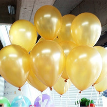 Load image into Gallery viewer, Skhek Graduation Party 30pcs/lot 10inch 1.5g Gold Black Silver Latex Helium Balloons Wedding Birthday Baby Shower Party Decor Supplies Kids Toy globos