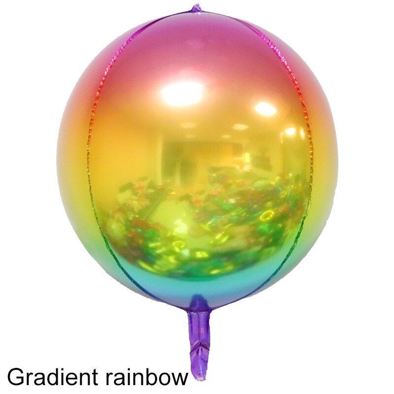 22'' Unicorn Party Gradient 4D Balloons Birthday Wedding Party Decorations Adult Wedding Foil Balloons Baby Shower Gender Reveal
