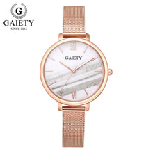 Load image into Gallery viewer, Christmas Gift Gaiety Luxury 2 PCS Set Watch Women Rose Gold Water Drill Bracelet Watch Jewelry Ladies Female Hour Casual Quartz Wristwatches