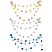 Load image into Gallery viewer, 4M Wedding Decoration Wall Hanging Paper Glitter Star Paper Garland Banner String Chain Birthday Party Decoration Baby Shower