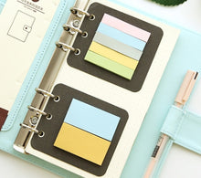 Load image into Gallery viewer, Skhek Back to school supplies Simple Style Translucent Matte Binder Loose Strap Loose Leaf Inner Core A6 A7 Notebook Diary A5 Planner Office Supplies