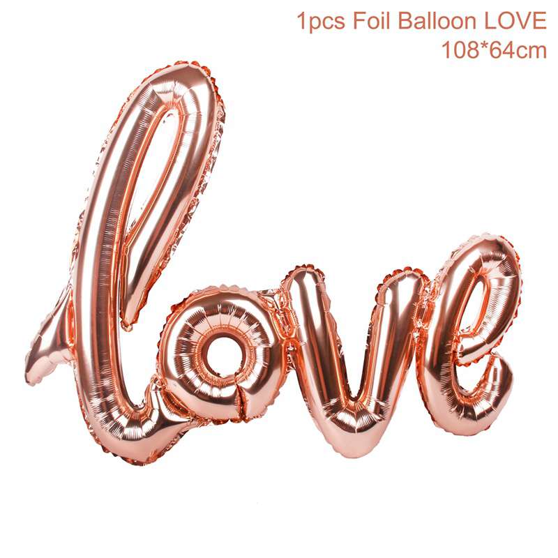 40'' LOVE Letter Foil Balloons Wedding Balloons Valentines Day Wedding Birthday Party Decoration Adult Kids Gender Reveal Ballon