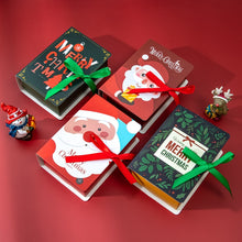 Load image into Gallery viewer, Christmas Gift 5pcs New Year 2022 Christmas Santa Claus Candy Gift Box Xmas Packing Bag Christmas Decorations for Home Navidad 2021 Kid Gifts