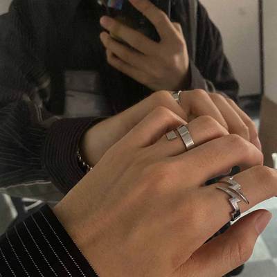 Skhek New Tiny Modern Vintage Lightning Ring For Women Elegant Jewelry Valentine's Day Gift Couple & Wedding Ring OSR228