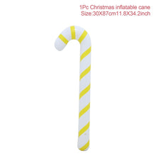 Load image into Gallery viewer, Christmas Gift Inflatable Christmas Canes Lollipop Balloon Merry Christmas Decoration for Home Christmas Tree Ornaments Outdoor Decors Navidad