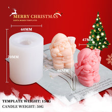 Load image into Gallery viewer, New Santa Claus Silicone mold Candle mold Silicone molds Cake mold Resin mold Soap mold 3d silicone molds moldes de silicona