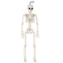 Load image into Gallery viewer, SKHEK 70CM Halloween Human Skeleton Haunted House Hanging Props Home Evil Party Decoration Horror Scary Movable Big Skull Decorations