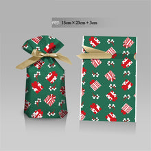 Load image into Gallery viewer, Christmas Gift 10/30/50pcs 2022 New Year Christmas Decoration Navidad Christmas Gift Bag Candy Bag Snowflake Nougat Packaging Bag Natal Noel