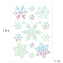Load image into Gallery viewer, Christmas Gift Christmas Snowflake Window Stickers Merry Christmas Decoration for Home Christmas Wall Stickers Decals Decoration New Year 2022