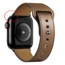 Load image into Gallery viewer, Christmas Gift Leather strap For Apple watch band 44mm 40mm 42mm 38mm 44 mm Smartwatch Accessories wristband bracelet iWatch 3 4 5 SE 6 7