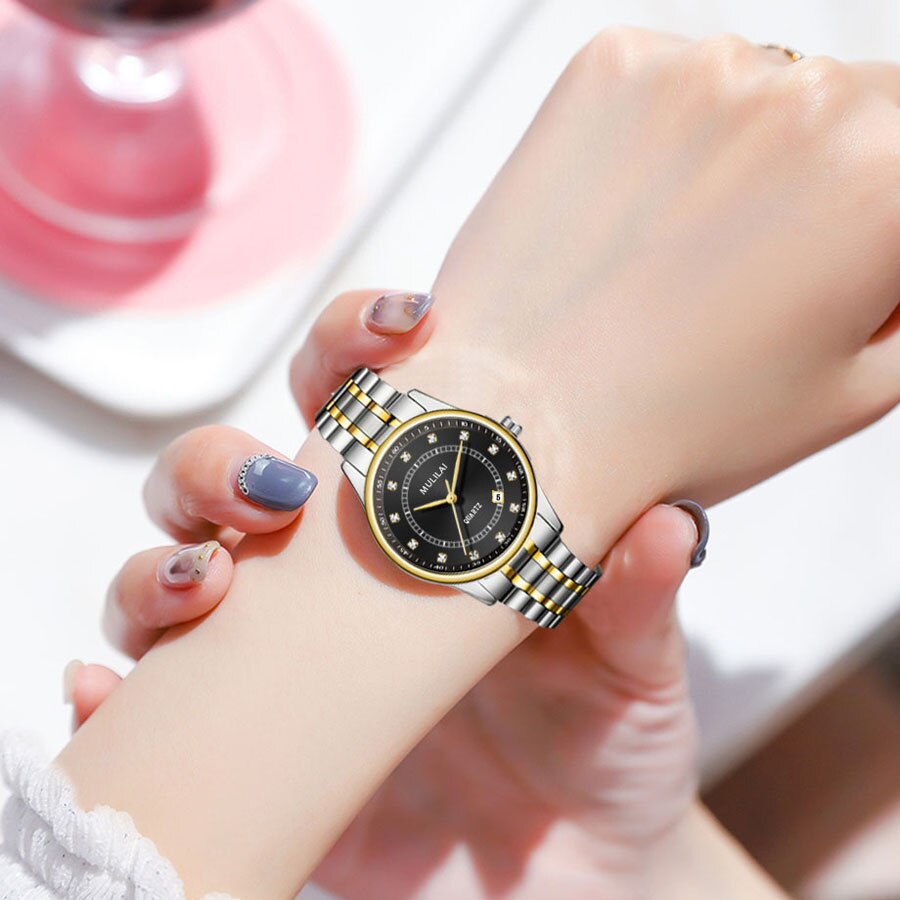 Christmas Gift Reloj Mujer Quartz Watches Women Luxury Business Watch Ladies waterproof Girl Clock calendar Wrist watch Relogio Feminino