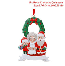 Load image into Gallery viewer, Christmas Gift Santa Claus Christmas Tree Hanging Pendant Merry Christmas Decoration for Home 2021 Xmas Ornaments Gifts Navidad New Year 2022