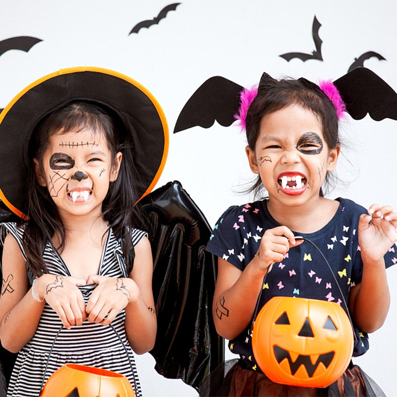 SKHEK Halloween DIY Environmentally Friendly Resin Vampire Teeth Fangs Dentures Props Halloween Costume Props Party Favor Holiday DIY Decoration