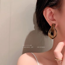 Load image into Gallery viewer, SKHEK 2022 Colorful Transparent Clear Resin Acrylic Water Drop Earrings Geometric Hollow Drop Earrings For Women Girls Jewelry