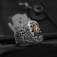 Load image into Gallery viewer, Skhek Gothic Wholesale New Vintage Stainless steel Gold Phoenix Ring Mens Skull Biker Punk Rock Roll Gothic Punk Jewelry Ring