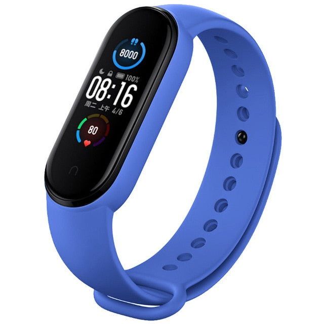 Christmas Gift Strap for Xiaomi Mi Band 6 5 4 3 Sport Wristband Silicone Bracelet Mi Band 3 4 Band5 replacement straps For mi band 6 watch band