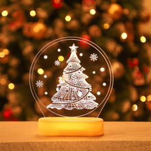 Load image into Gallery viewer, Christmas Gift Christmas Tree Elk Santa Claus Led Night Lights Christmas Decorations for Home 2021 Christmas Ornament Navidad Noel Xmas Gifts