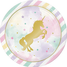 Load image into Gallery viewer, Hot Gold Unicorn Theme Party Disposable Tableware Kit Kids Unicorn Birthday Party Decorations Baby Shower Dessert Table Decor