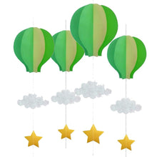 Load image into Gallery viewer, Skhek 4Pcs hot air balloon decoration maison deco 3D Balloon Paper Cloud Hanging Decor Pendant for Baby Shower Birthday mariage deco