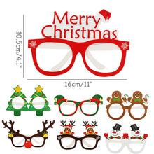 Load image into Gallery viewer, Christmas Gift 9pcs Merry Christmas Glasses Frame Photo Booth Props Christmas Ornaments Navidad Gift Natale 2022 New Year Eve Xmas Party Decor