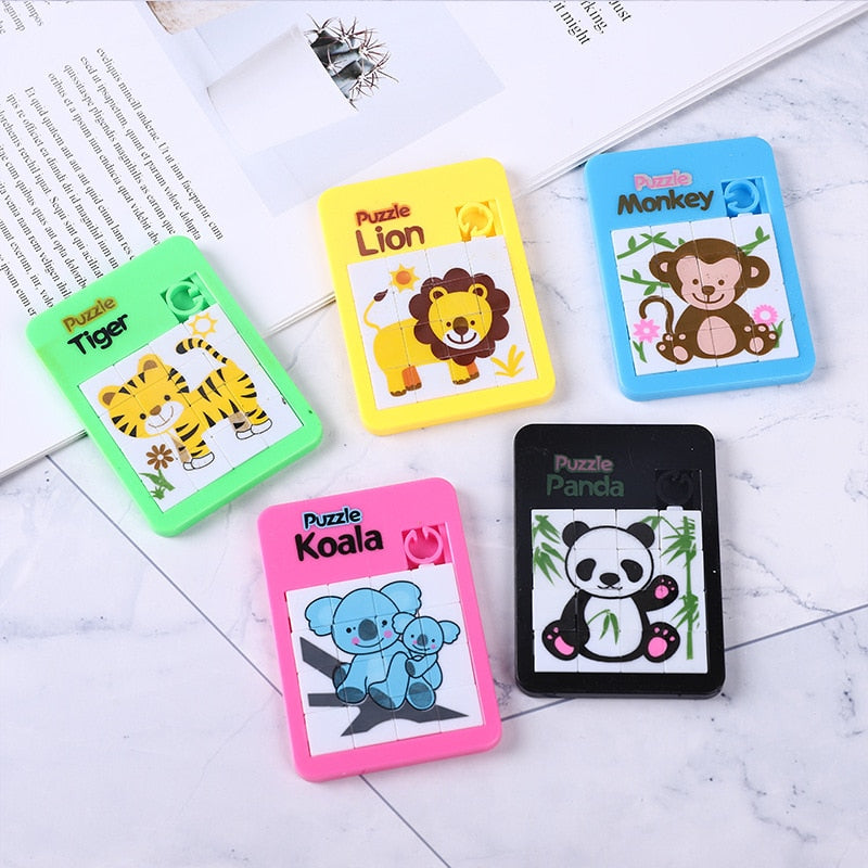 Skhek  Early Educational Toy Developing For Children Jigsaw Digital Number 1-16 Animal Cartoon Puzzle Game Toys
