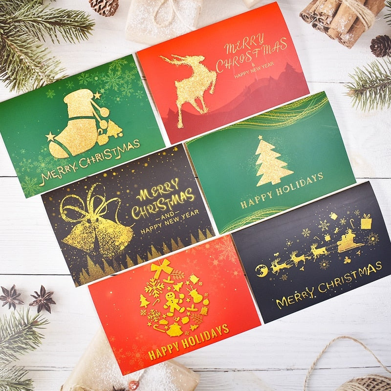 Merry Pop Up Christmas Cards for 3D Holiday Xmas New Year Greeting Cardfor Kids Wife Women Husband Gift