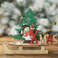 Load image into Gallery viewer, Christmas Gift 2022 Merry Christmas Wooden Pendants Navidad Xmas Tree Ornaments Wood Craft Kids Gifts Christmas Decorations for Home New Year