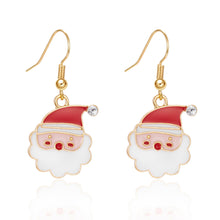 Load image into Gallery viewer, Christmas Gift New Trend Christmas Hook Dangle Earrings For Women Cute Cartoon Star Christmas Tree Santa Claus Earring New Year Party Jewelry