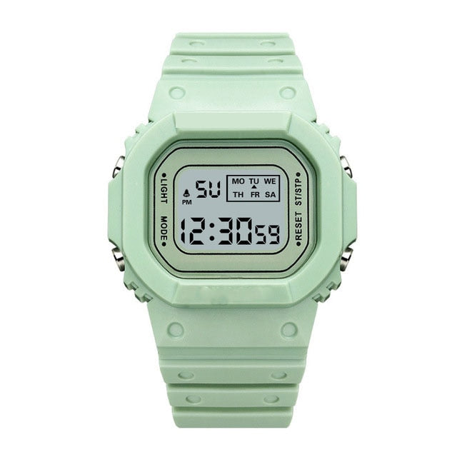 Christmas Gift Fashion LED Luminous Transparent Digital Watch Square Women Watches Sports Electronic Wrist Watch Reloj Mujer Clock