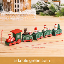 Load image into Gallery viewer, Christmas Gift Merry Christmas Wooden Train Ornament Christmas Decoration For Home Santa Claus Gift Natal Navidad Noel 2022 New Year Xmas Decor