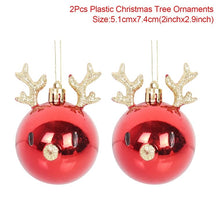 Load image into Gallery viewer, Christmas Gift Christmas Tree Hanging Elk Ball Pendant Merry Christmas Decorations For Home 2021 Xmas Ornaments Navidad Gifts New Year 2022