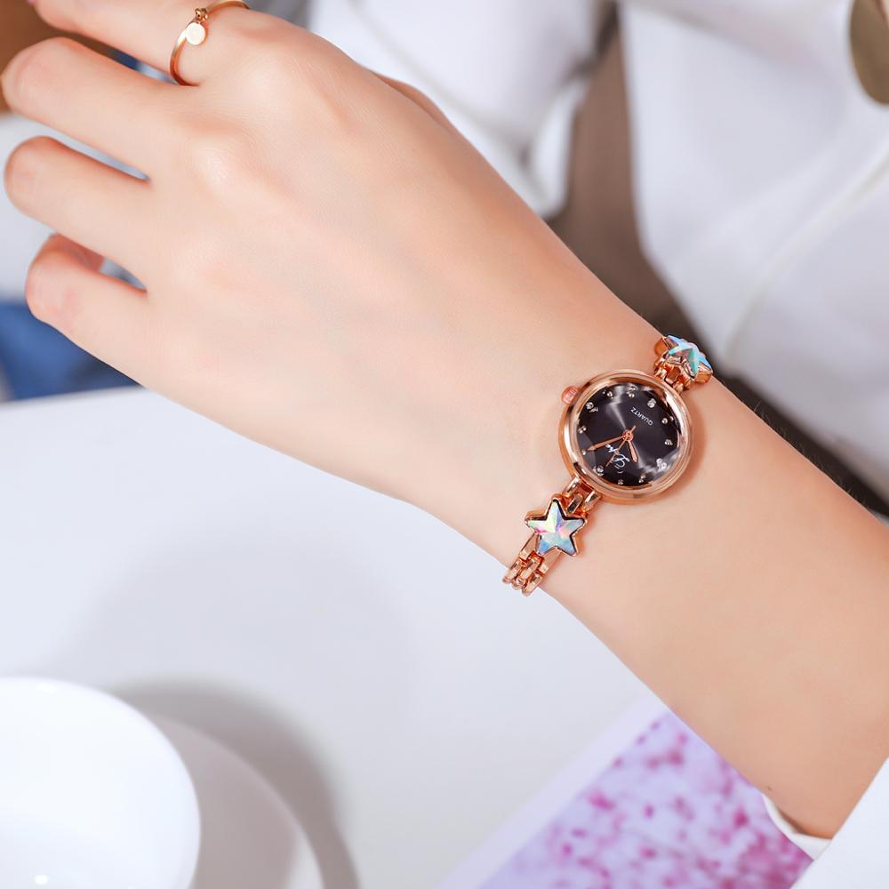 Christmas Gift Lvpai Brand Luxury Bracelet Watches Set For Women Fashion Rhinestone Star Bracelet Watch Ladies Dress Watches New Zegarek Damski