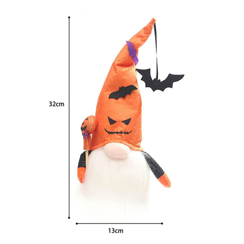 SKHEK Halloween Doll Hanging Pendant Ornament Witch Pumpkin Outdoor Tree Party Prop Kids Gift Home Decor Halloween Decoration For Home