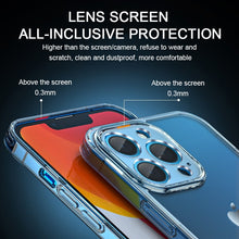 Load image into Gallery viewer, Skhek Back to School Transparent Phone Case On For Iphone 12 11 13 Pro Max Lens Protection Silicone Case For Iphone 12 13 Mini XS XR Cases Back Cover