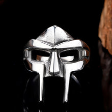 Load image into Gallery viewer, Skhek Classic Retro Mens Ring Punk Gothic Style Stainless Steel Mask Male Ring Accessories Jewelry For Male Party Best Gift OSR779