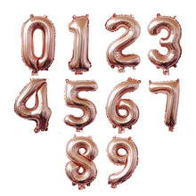 Load image into Gallery viewer, Big Size Gold Sliver Rose Gold Number Balloon Birthday Wedding  Party Decorations Foil Balloons Kid Boy toy Baby Shower