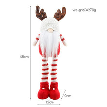 Load image into Gallery viewer, Christmas Gift New Christmas Decoration Adjustable Antlers Elk Red Doll Living Room Table Home Decor Christmas Ornaments New Year Kids Gift