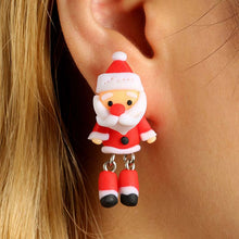 Load image into Gallery viewer, Christmas Earrings for Girls Fashion Jewelry Accessories Snowman Studs Earring New 2020 Christmas Gifts Halloween Party Earings