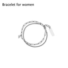 Load image into Gallery viewer, 2Pcs/Set Magnet Couple Bracelets Heart Attraction Bracelet Stainless Steel Charm Jewelry Gifts Magnetic Love Bracelet