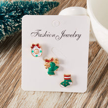 Load image into Gallery viewer, Christmas Gift Merry Christmas Brooches Christmas Garland Socks Bells Christmas Tree Enamel Badge Small Brooch Women Fashion Party Jewelry Gift