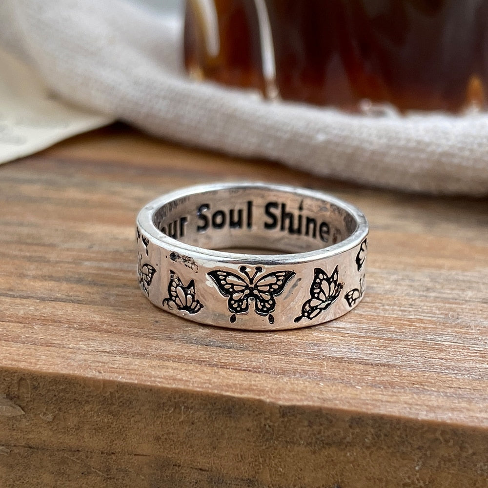 Skhek Punk Gothic Heart Ring Set for Women Black Dice Vintage Spades Ace Silver Plated Retro Rhinestone Charm Billiards Finger Jewelry