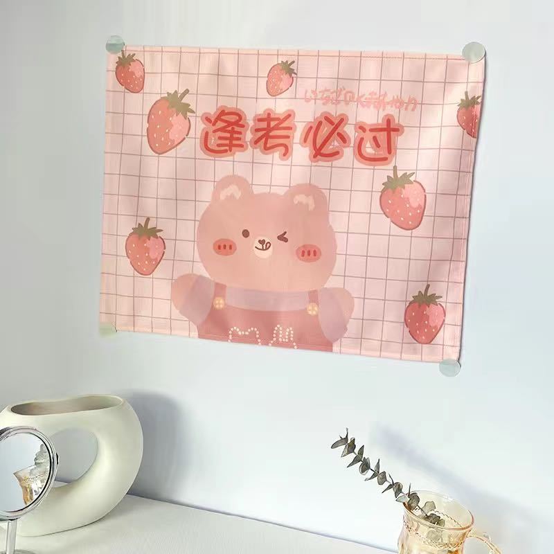 Hanging Cloth Background Fabric Ins Girl Room Decoration Dormitory Bedroom Wall Bedspread Cloth anime tapestry
