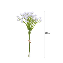 Load image into Gallery viewer, 20cm White Gypsophila Artificial Flowers Wedding DIY Bouquet Decoration Arrangement Plastic Babies Breath Fake Flower Home Decor