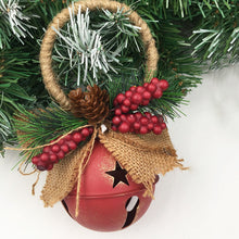 Load image into Gallery viewer, Christmas Bells Baubles Party Xmas Tree Decor Hanging Old Imitation Rust Retro Bell Pendant Iron Doorknob Christmas Decorations