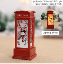 Load image into Gallery viewer, Christmas Gift Christmas Lantern Candlestick Lamp Christmas Decoration For Home Merry Cristmas Ornaments 2021 Xmas Navidad Gifts New Year 2022