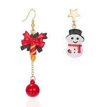 Load image into Gallery viewer, Christmas Gift 2021 New Gingerbread Man Drop Earrings for Kids Fashion Doll Shape Cookies Earings Funny Christmas Jewelry Gift Accessories