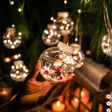 Load image into Gallery viewer, Skhek DIY Christmas Ball Santa LED Curtain Light String Christmas Tree Decoration for Home New Year Gifts Navidad Natal Noel Ornament