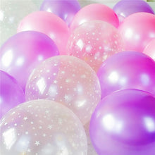 Load image into Gallery viewer, 10Pcs/lot 12inch Transparent Star Pink Balloons Latex Balloons Set Wedding Decorations Baby Shower Birthday Party Helium Balloon