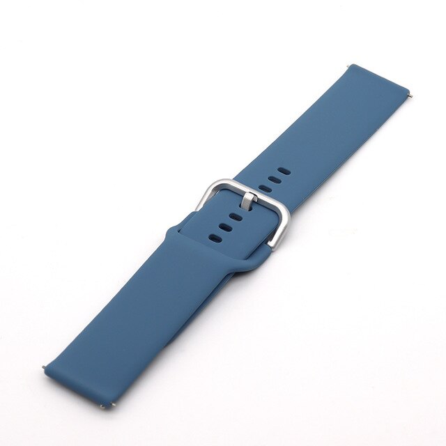 Christmas Gift 20mm 22mm Silicone strap for Samsung Galaxy Watch Active 2 Active 3 Gear S2 Wristband for Huami Amazfit bip Sports Strap