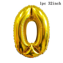 Load image into Gallery viewer, Cheer 40 Black Gold Balloon Happy Birthday 40 Years Balloons 40th Birthday Party Decoration Adults Foil Latex Baloon 40 Birthday